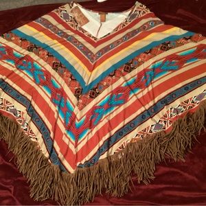 Poncho top by Scully